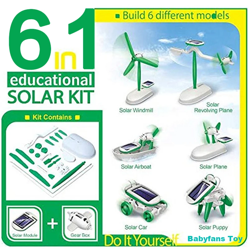 Electronics Gadgets For Kids - Kit de Robot de energía Solar