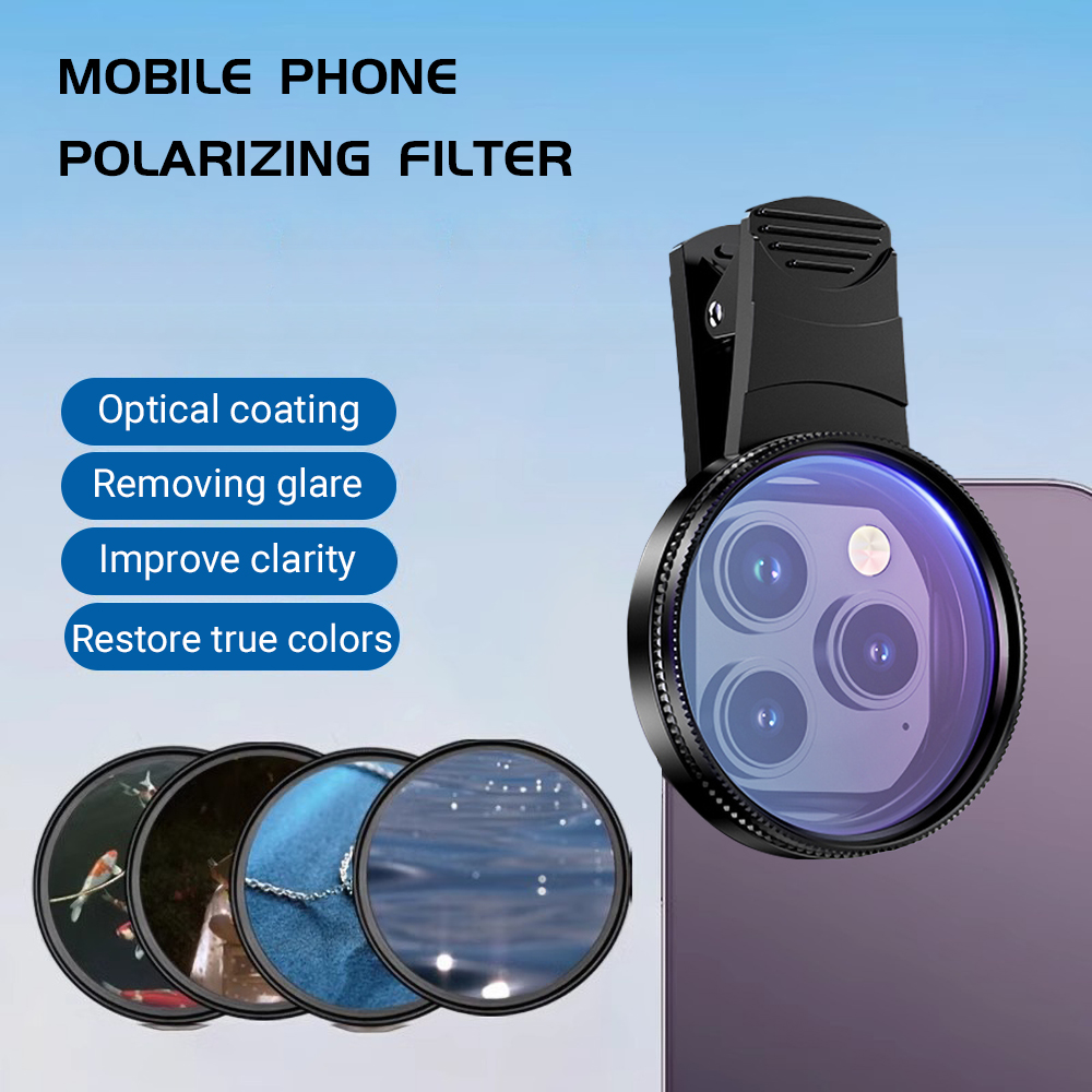 Mobile Electronics Gadgets - Lente polarizadora universal para teléfono móvil