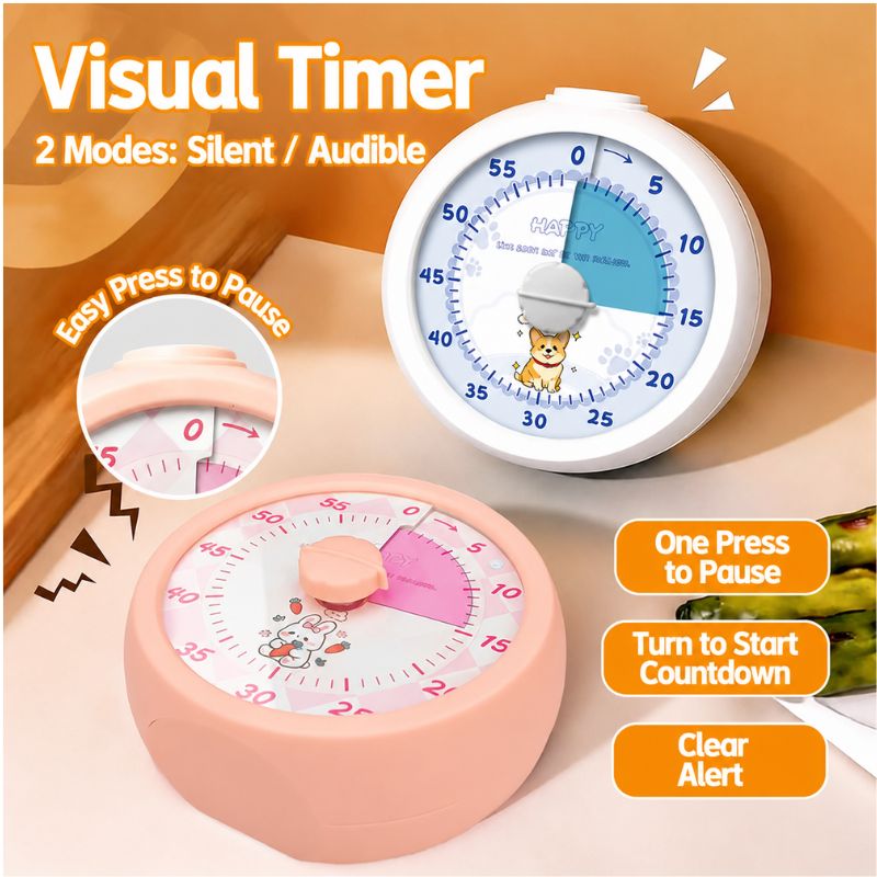 Electronics Gadgets For Kids - Temporizador giratorio con cuenta regresiva, reloj