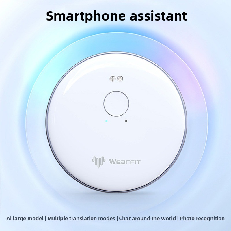 Portable Translator Device - Traductor IA con Clip Magnético Inteligente,