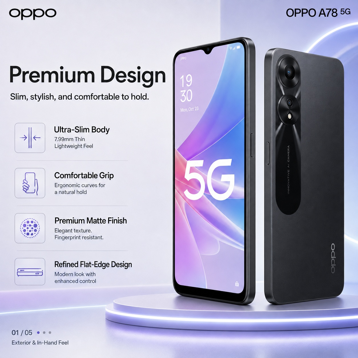 Nuevo Teléfono Inteligente OPP - Oppo A78 reseña y precio
