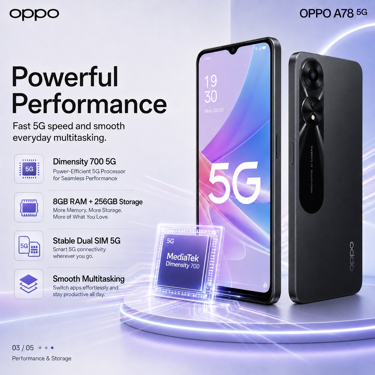 Nuevo Teléfono Inteligente OPP - Oppo A78 reseña y precio