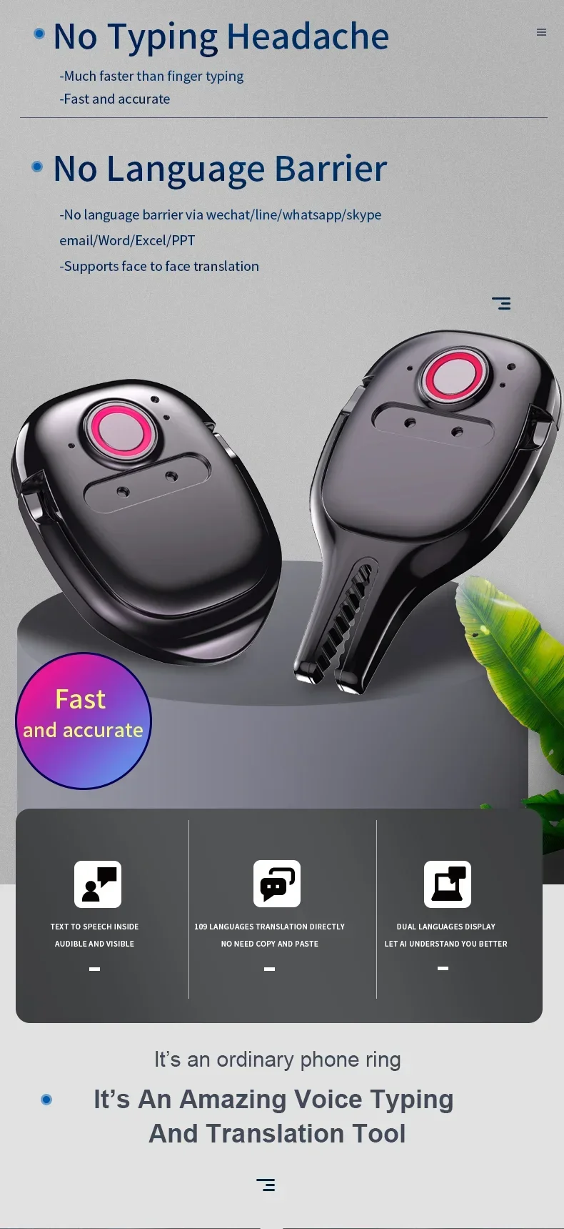 Traductor Inteligente Portátil - Portable Translator Device reseña y precio