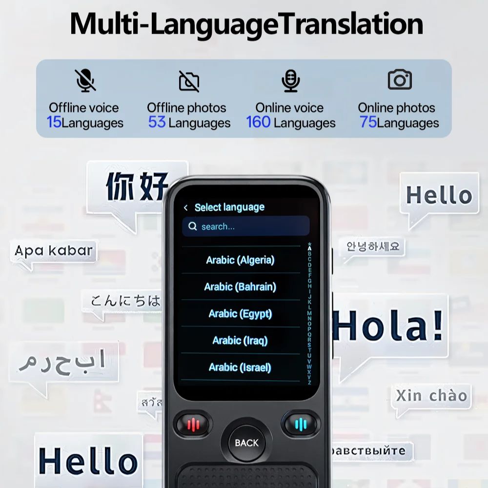 Traductor Portátil MSAI T20, 1 - Portable Translator Device reseña y precio