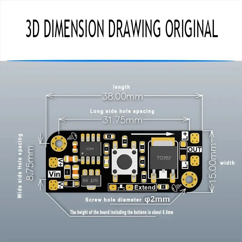 Módulo de Interruptor Electrón - Electronics & Gadgets Beginning With D reseña y precio