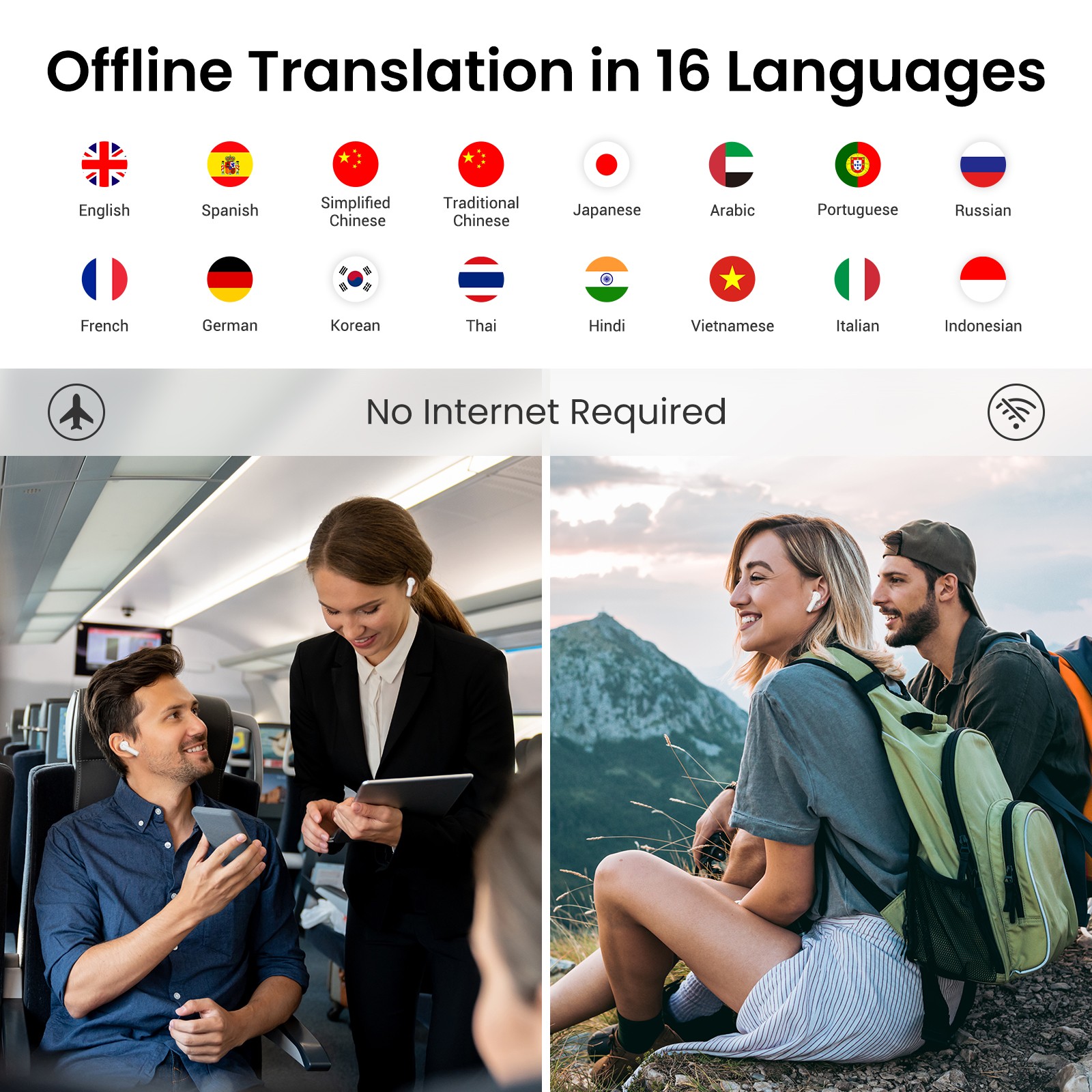 Wooask [A8] Auriculares traduc - Portable Translator Device reseña y precio